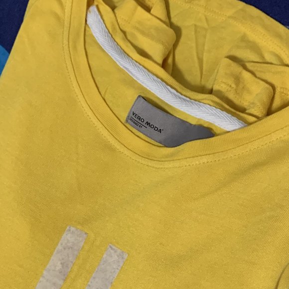 Vero Moda Cute yellow tshirt - Picture 3 of 4